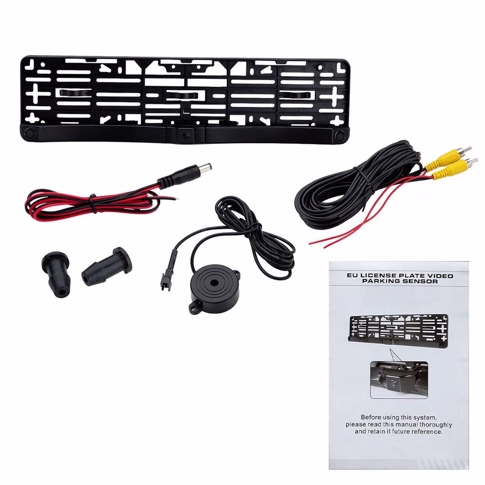 Number Plate Holder Mount Reverse Parking Sensor Sensors & Camera With Buzzer Camera Solutions pa_make - incarmusic.co.uk