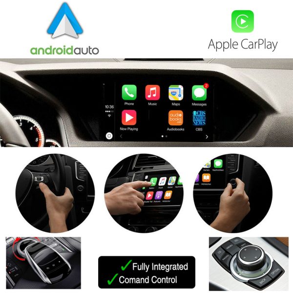 Mercedes NTG4.5 Audio 20 Retrofit Apple CarPlay Android Auto Reverse Camera Interface Kit