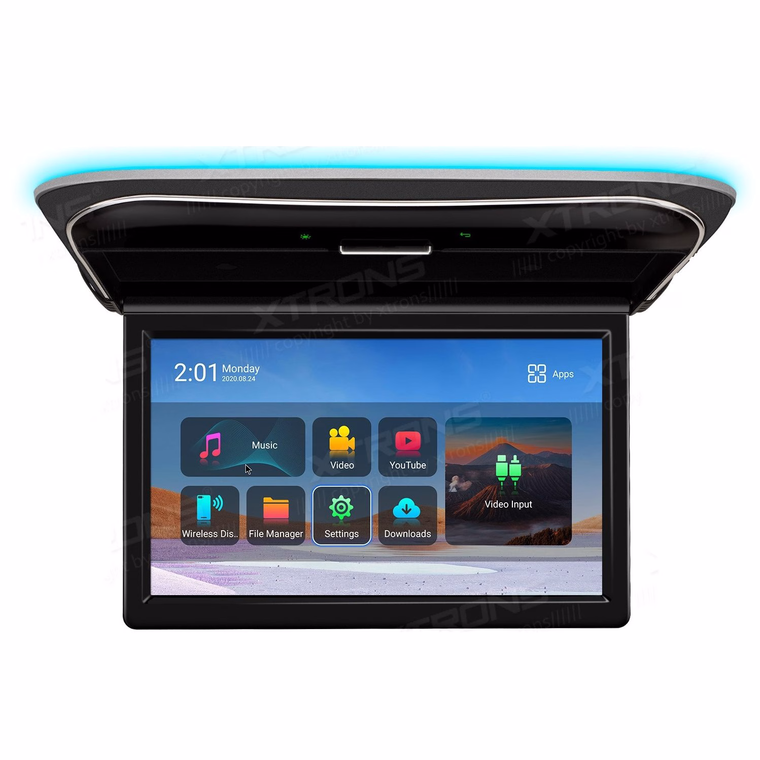 CM116A 11.6” FHD IPS Screen Android OS Octa-core Car Roof Multimedia Player with Ultra-thin Design and Built-in Speaker -...