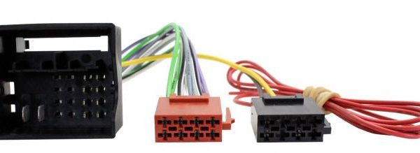 VAG 50 PIN Quadlock to ISO radio adapter harness with hardwire ignition - incarmusic.co.uk