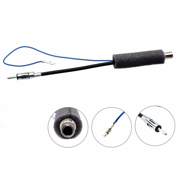 CT27AA08 VAG 1998-2003 Car Aerial Antenna ISO to DIN OEM Adaptor