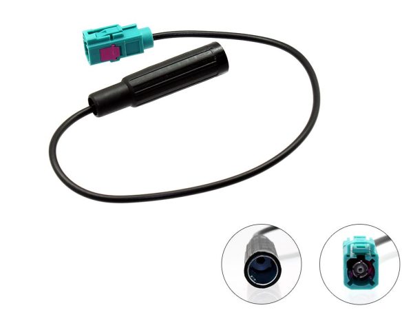 Fakra Female - DIN Female Antenna Adapter