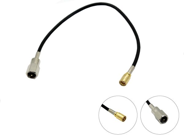 CT27AA108 DAB Extension FME to SMB Aerial Antenna Connector Adaptor
