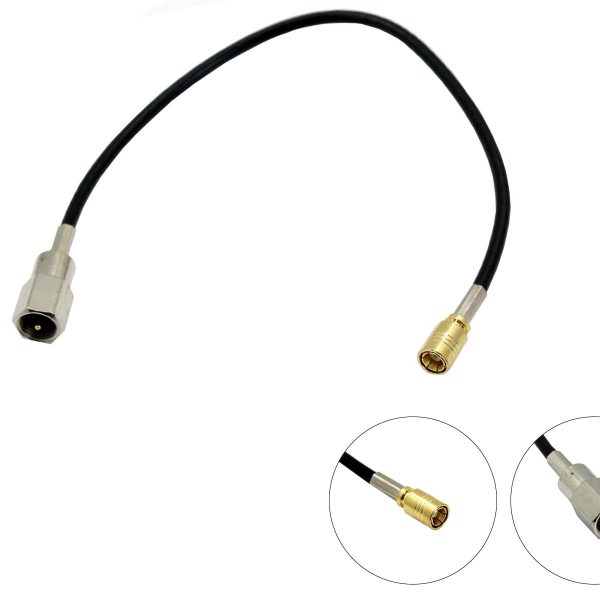 CT27AA108 DAB Extension FME to SMB Aerial Antenna Connector Adaptor - incarmusic.co.uk