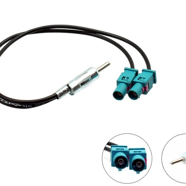 CT27AA91 Twin Fakra – DIN Antenna Aerial Adapter - incarmusic.co.uk
