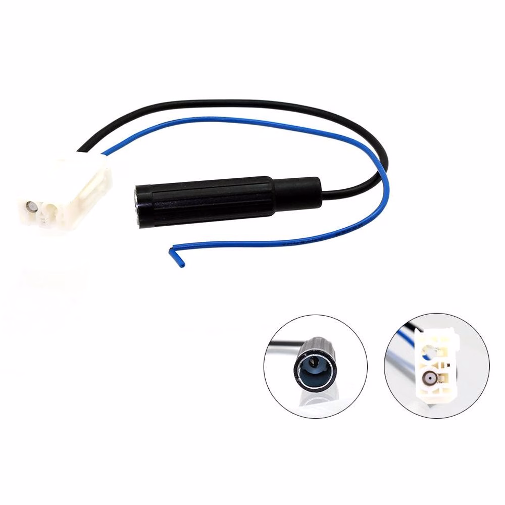 CT27AA93 Aerial Antenna to ISO Adaptor For FM Modulators for Toyota Up to 2015 - incarmusic.co.uk