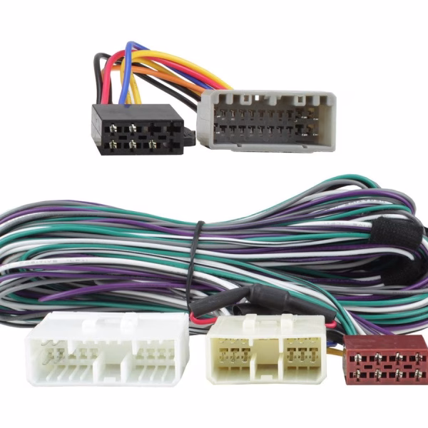 Jeep / Chrysler Car Amplifier Bypass ISO Wiring Harness Extension Lead