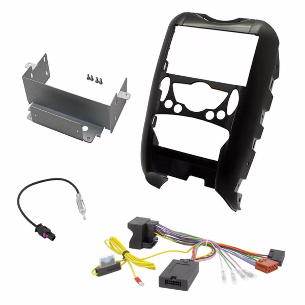 BMW Mini R56 Double Din Car Stereo Fascia Panel Fitting Kit + Steering Controls - incarmusic.co.uk