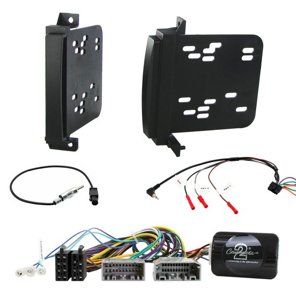 Jeep Grand Cherokee Double Din Fascia Panel Adaptor Car Stereo Fitting Kit - incarmusic.co.uk