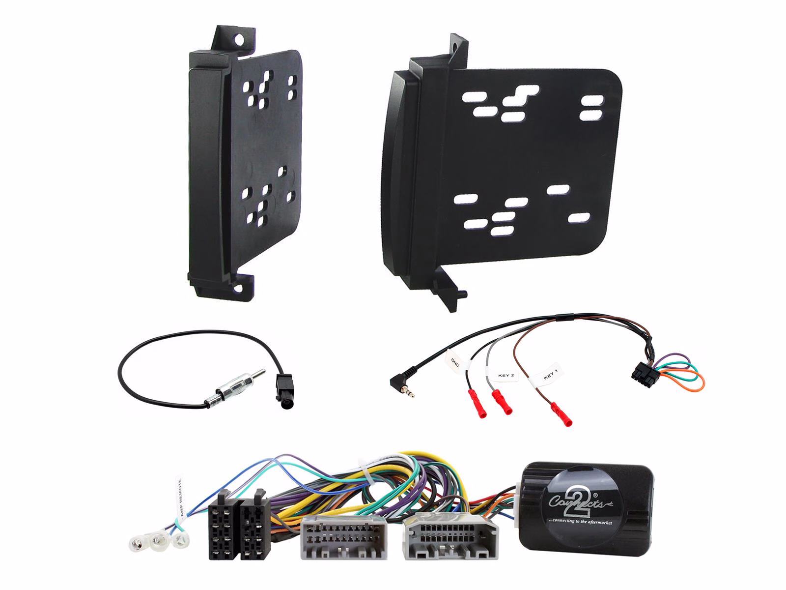 Jeep Grand Cherokee Double Din Fascia Panel Adaptor Car Stereo Fitting Kit - incarmusic.co.uk