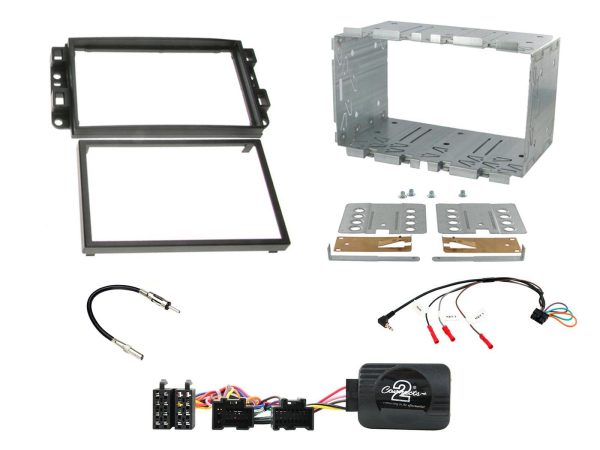 Chevrolet Captiva Aveo Double Din Steering Control Car Stereo Fascia Fitting Kit