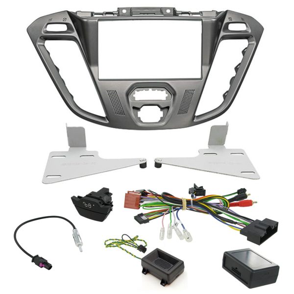Ford Transit Custom 2014> Double Din Stereo Car Fascia Panel Adaptor Fitting Kit