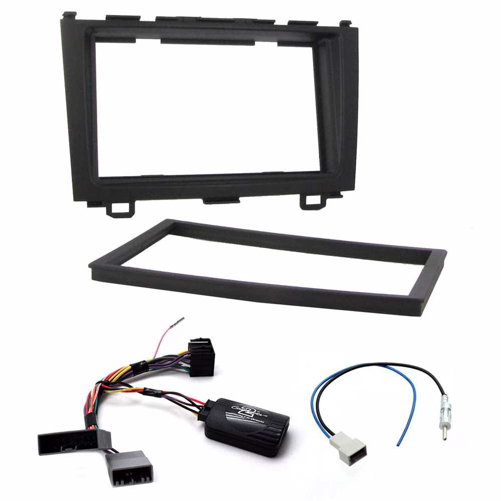 Honda CRV 07-11 Car Stereo Steering Controls Double Din Fascia Panel Fitting Kit - incarmusic.co.uk