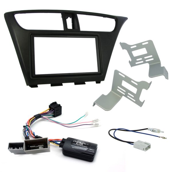 Honda Civic 12-15 Double Din Car Stereo Fascia Fitting Kit With Steering Control