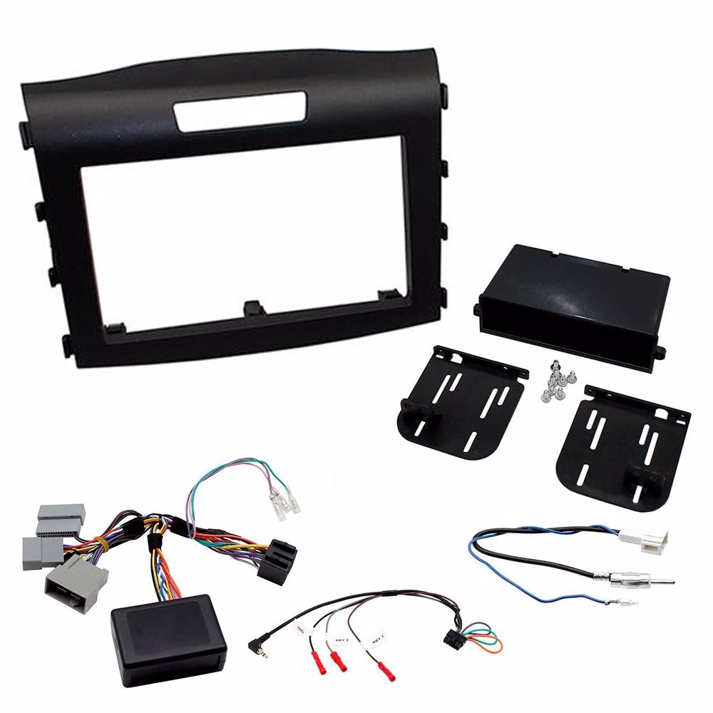 Honda CR-V 12-15 Double Din Car Stereo Facia Fitting Kit + Steering Controls - incarmusic.co.uk