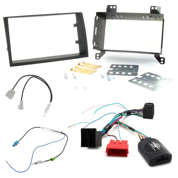 Kia Cee'd 2010-12 Double Din Fascia Car Stereo Fitting Kit w/ Steering Controls