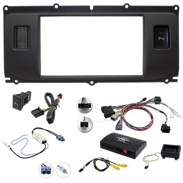 Range Rover Evoque Double Din Facia Steering Control Car Stereo Fitting Kit