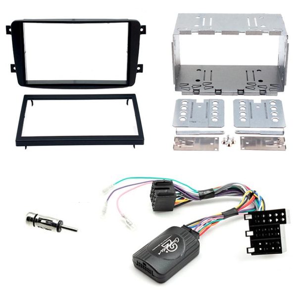 Mercedes C Class W203 Double Din Fascia Panel Adaptor Car Stereo Fitting Kit