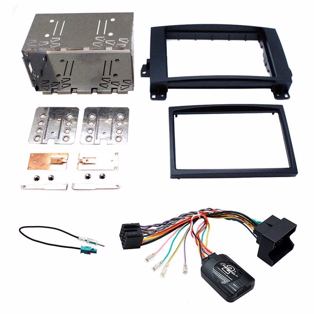 Mercedes A B Class Vito Viano Double Din Fascia Panel Car Stereo Fitting Kit - incarmusic.co.uk