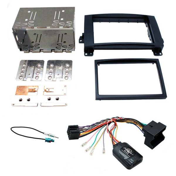Mercedes CLK C209 Double Din Facia Panel Steering Control Car Stereo Fitting Kit