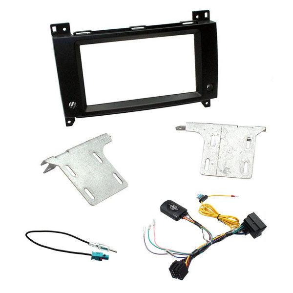 Mercedes Vito 2015 Double Din Fascia Steering Controls Car Stereo Fitting Kit