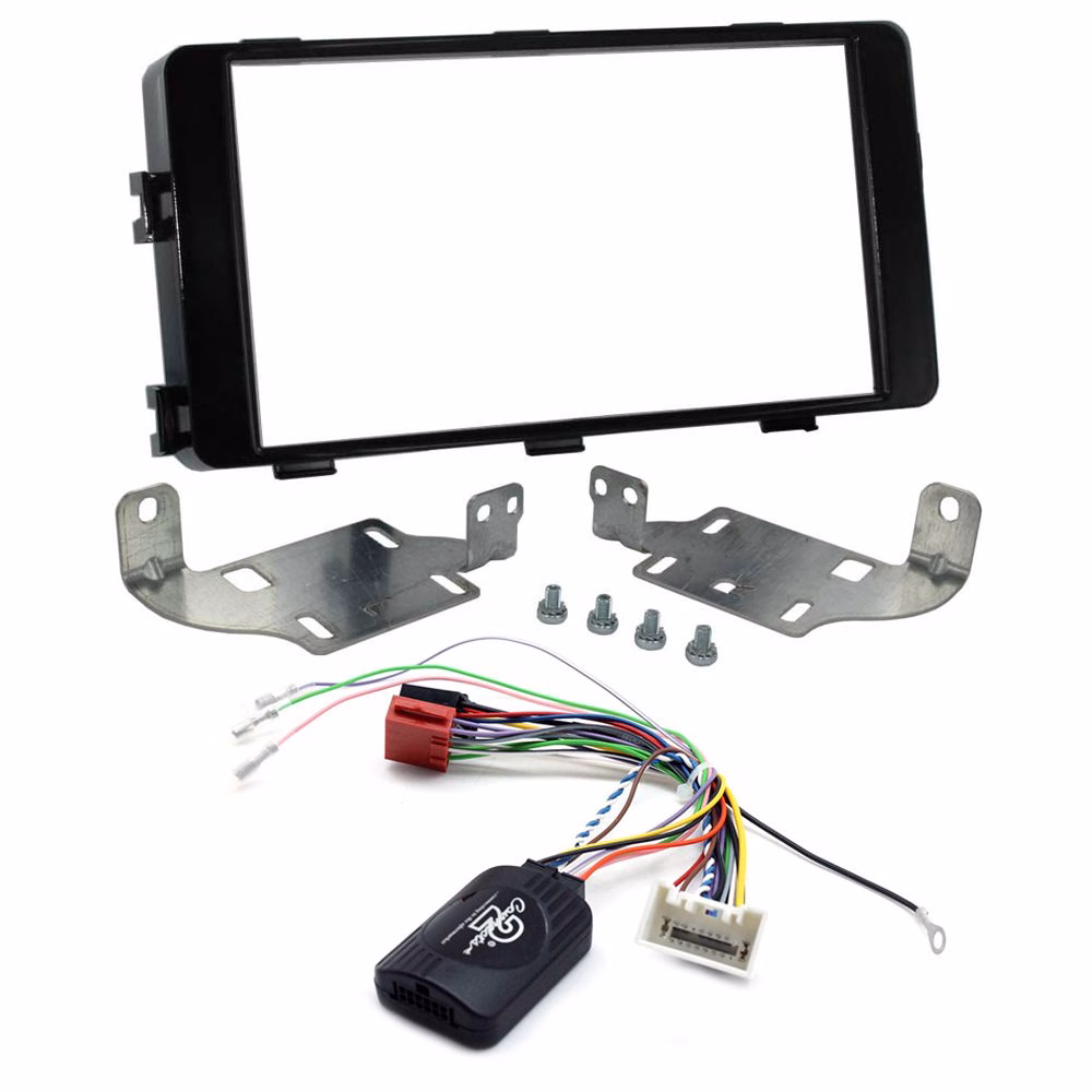 Mitsubishi Outlander 13-15 Double Din Fascia Panel Car Stereo Fitting Kit - incarmusic.co.uk