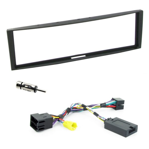 Renault Clio Modus Single Din Fascia Steering Controls Car Stereo Fitting Kit
