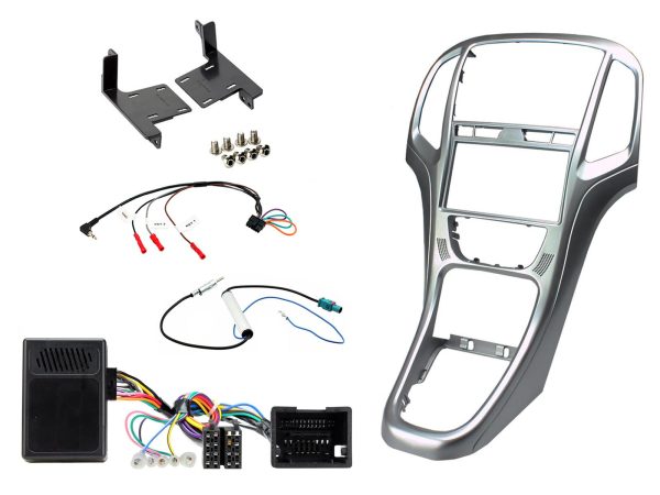 Vauxhall Astra J Car Stereo Fitting Kit Fascia Panel w/ Steering Controls