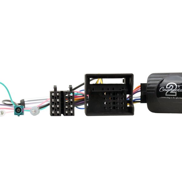 CTSSK002.2AA Skoda Steering Wheel Control Interface with Fakra to Din Antenna Adapter - incarmusic.co.uk