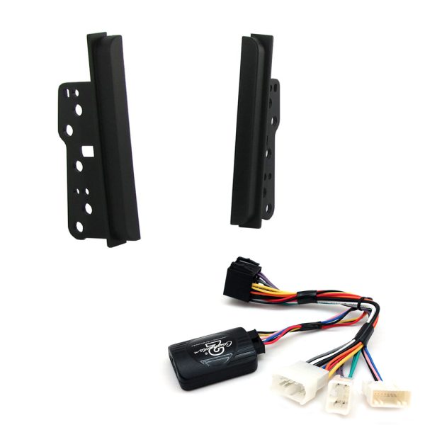 Double Din Car Fascia Steering Control Fitting Kit for Toyota Rav4 Previa MR2 Hilux