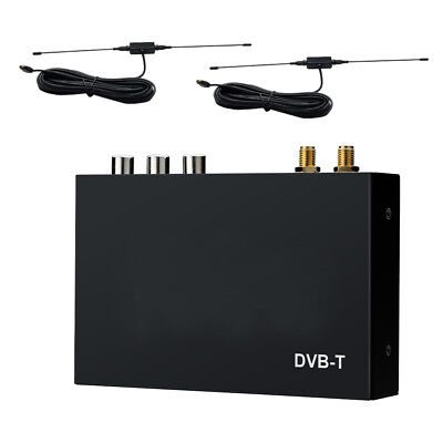 Digital CAR DVB-T Freeview TV Tuner Receiver & Dual Antenna