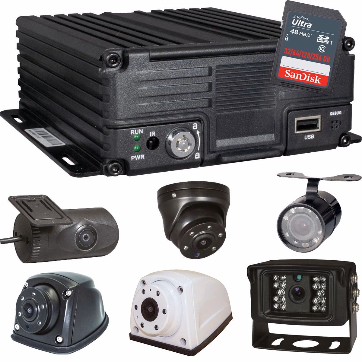 CCTV Camera and DVR Recorder Vehicle Security System for Car Taxi Van & Commercial Vehicles - incarmusic.co.uk