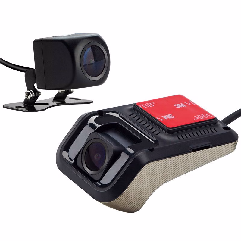 Car Dash Camera Front & Rear DVR video recorder & camera safety system for any android screen - incarmusic.co.uk