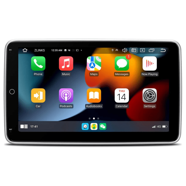 10.1" Universal Single Din Adjustable Screen Car Multimedia Navigation with built-in Apple CarPlay & Android Auto