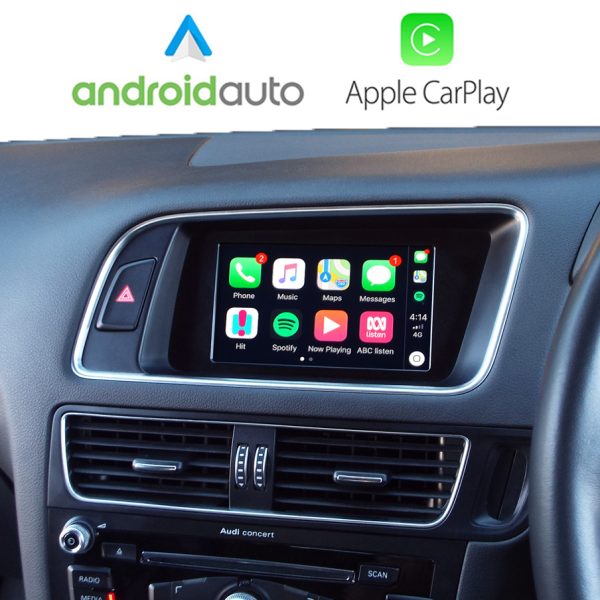 Wireless Apple CarPlay Android Auto Retrofit Kit Audi A4 A5 B8 2008-2016 - incarmusic.co.uk