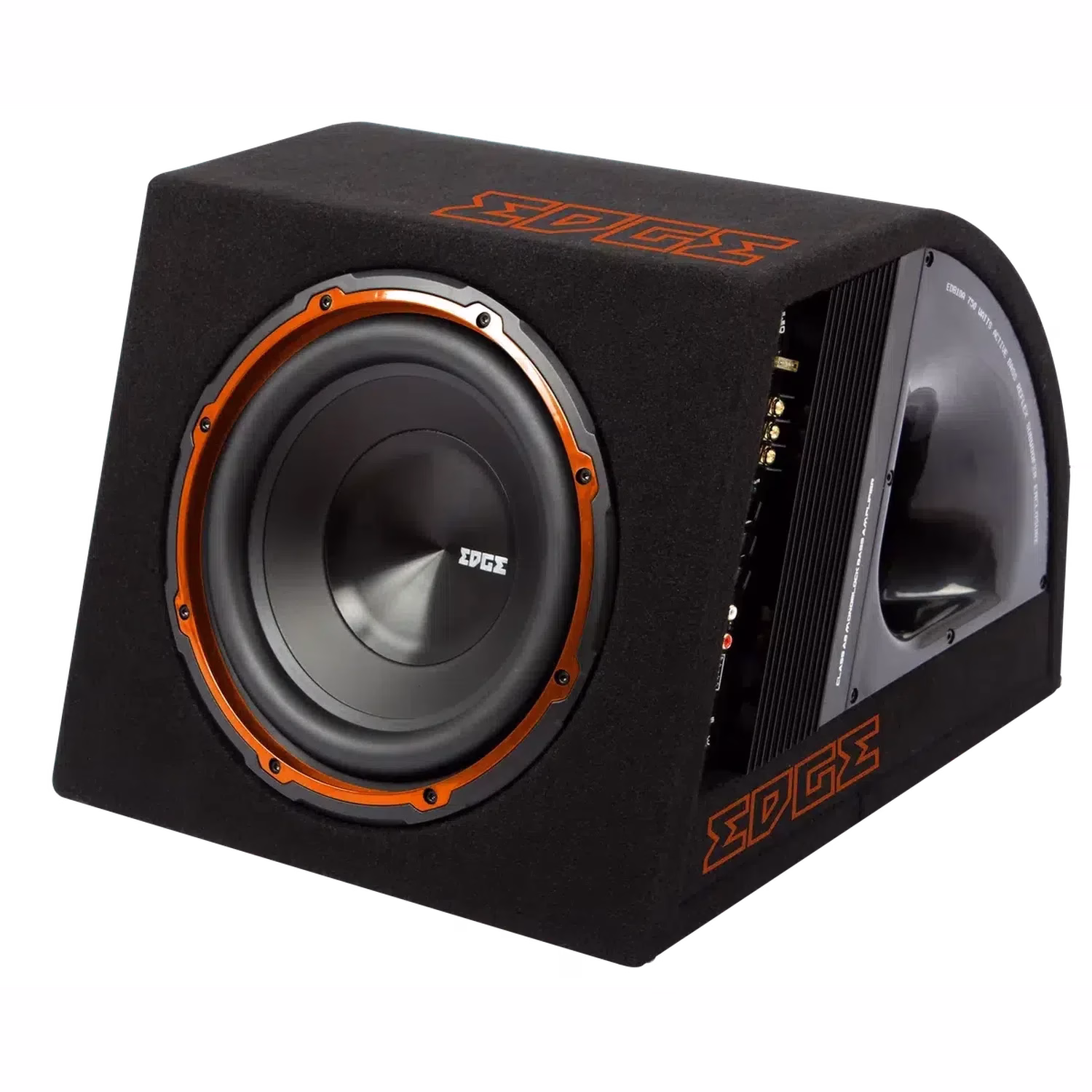 EDB10A-E0 | EDGE DB Series 10 inch 750 watts Active Subwoofer Bass Box Enclosure - incarmusic.co.uk