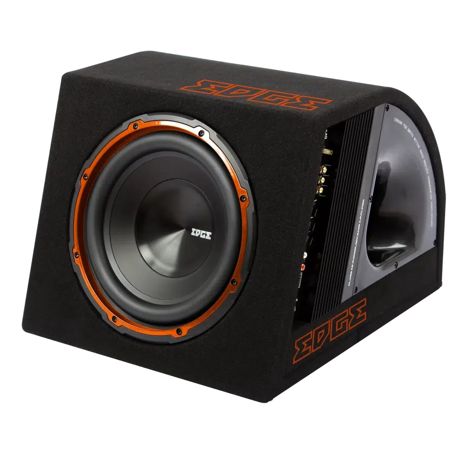EDB10A-E0 | EDGE DB Series 10 inch 750 watts Active Subwoofer Bass Box Enclosure - incarmusic.co.uk