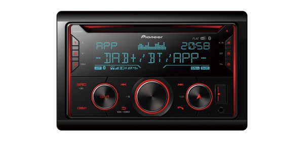FH-S820DAB Pioneer 2-DIN CD Tuner with DAB, Bluetooth, USB, Spotify, Pioneer Smart Sync App