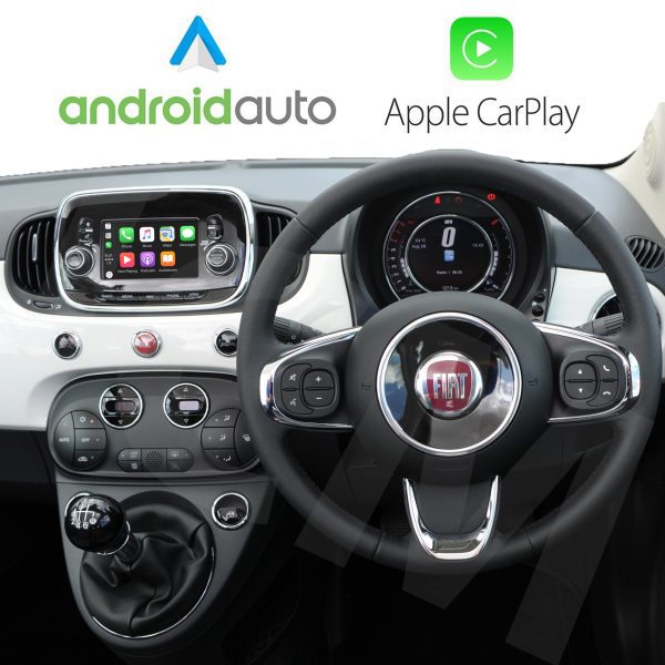 Wireless Apple CarPlay Android Auto for Fiat 500, Doblo, Ducato, Tipo 2015 Onwards Uconnect 5.0" system