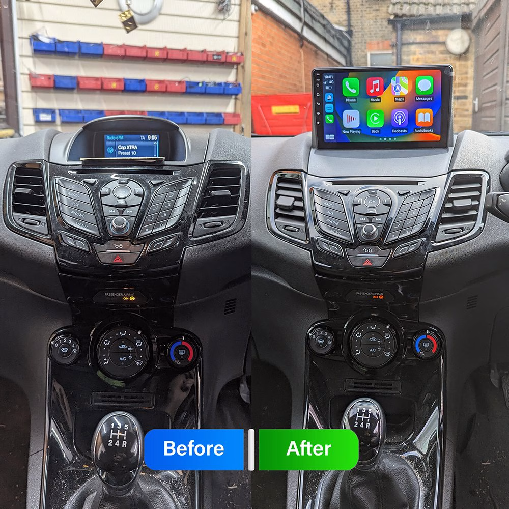 9” Android Car Stereo Multimedia System with Apple CarPlay for Ford Fiesta Mk7 2013-2016 Ford pa_vehicle-year, pa_make -...