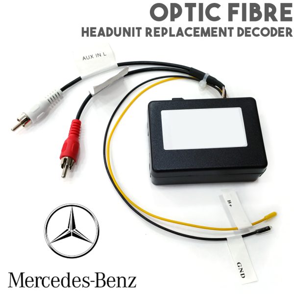 Optic Fibre Headunit Stereo Replacement Interface For Mercedes CLS S E SL SLK CL