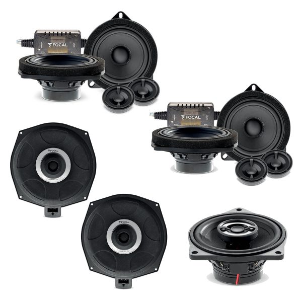Focal Inside Powered 9.2 BMW Complete Audio Upgrade Two-way components, Center speaker and 2 Subwoofers Package -...