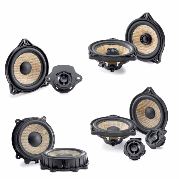 FOCAL INSIDE ACOUSTIC 10.0 Audio Upgrade Package, 2-ways component, 2-way coaxial, 1 central speaker and 2-woofers for Tesla Model 3 & Model Y