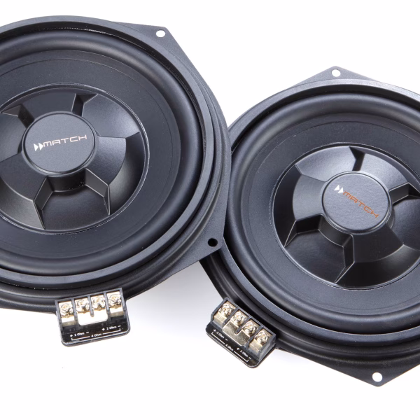 MATCH MW 8BMW-D 8″ Underseat Subwoofer Upgrade 200w RMS for BMW 1,3,5,X Series - incarmusic.co.uk