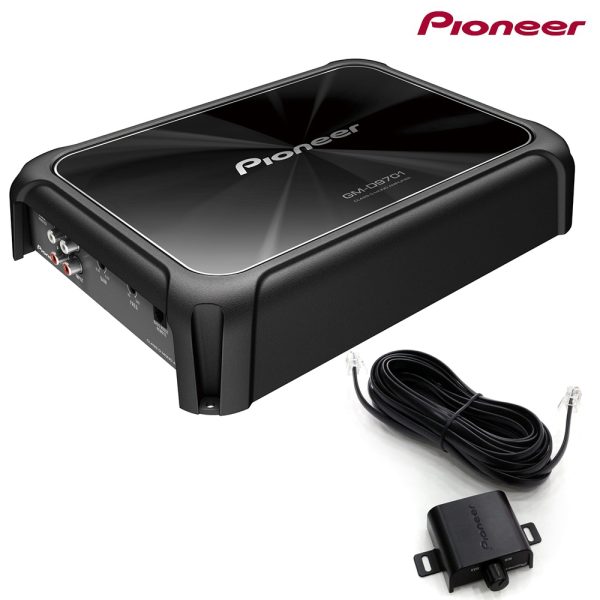 Pioneer GM-D9701 2400 Watt Mono Car Amplifier with Wired Bass Boost Remote