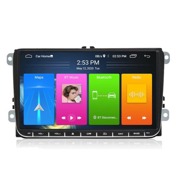 9" Volkswagen POLO,PASSAT,GOLF,TOURAN,SHARAN GPS Navigation Radio Android Car Multimedia Player Bluetooth