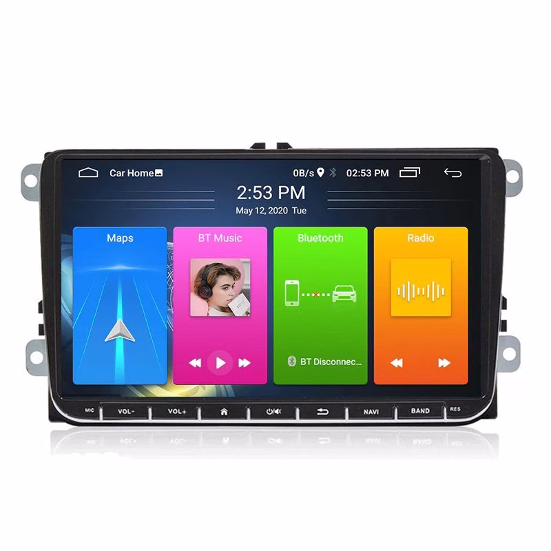 9″ Volkswagen POLO,PASSAT,GOLF,TOURAN,SHARAN GPS Navigation Radio Android Car Multimedia Player Bluetooth -...