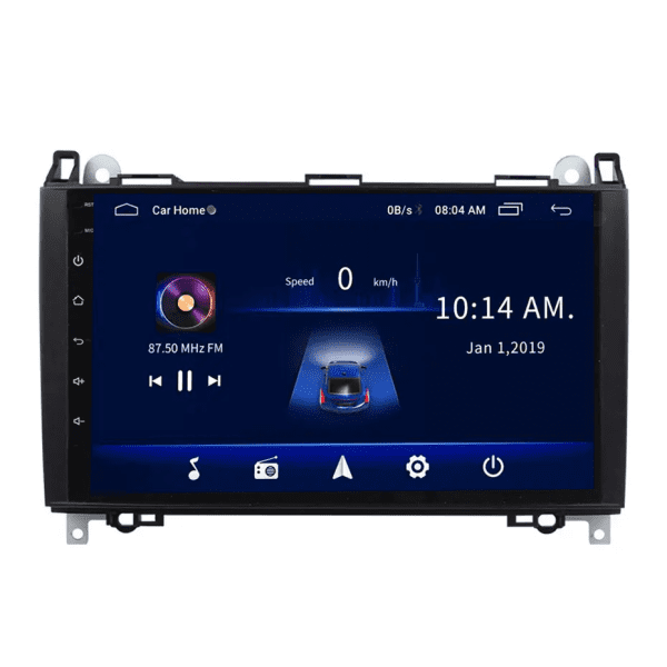 9" GPS Navigation Radio Android Carplay System Car Multimedia Player With Bluetooth, Wifi, Usb, Aux For Mercedes Benz A /B-class, Vito, Sprinter