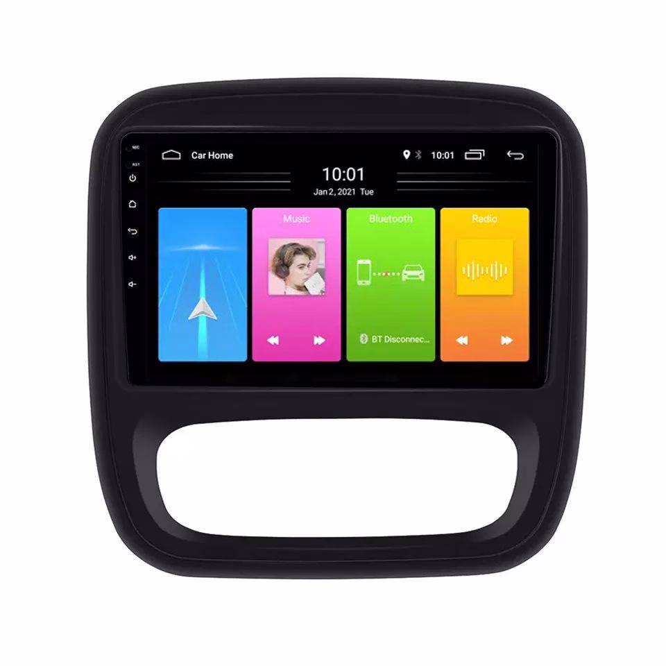 9″ GPS Navigation Radio Android System Car Multimedia Player With Apple CarPlay & Android Auto, Bluetooth, Wifi, Usb, Aux...