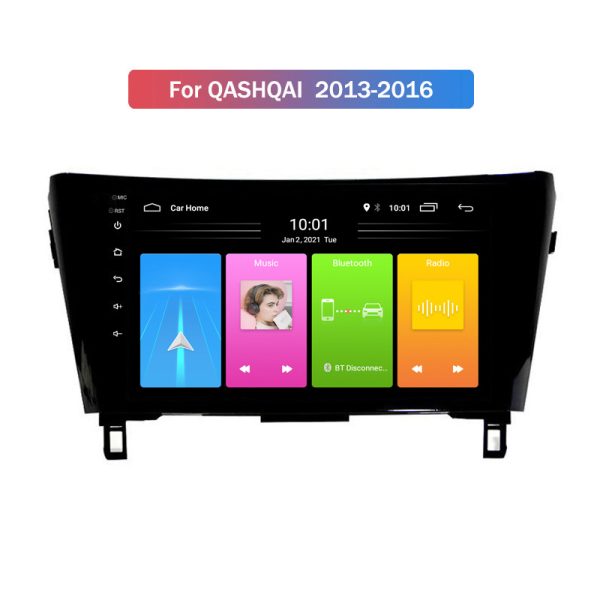 10“ Android Carplay Multimedia Stereo GPS NAVIGATION Radio Player for Nissan, Qashqai, X-Trail  2012-2018